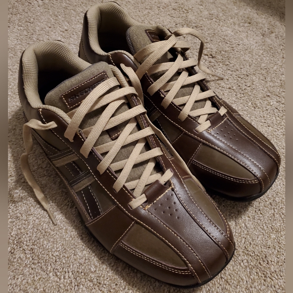 Skechers Men's Citiwalk Malton Oxford Sneaker, Brown, Size 13